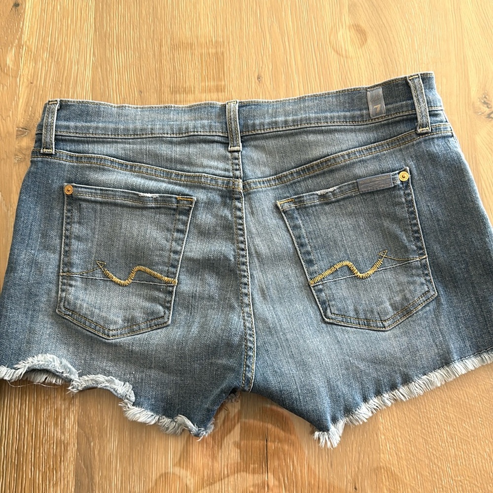 7 For All Mankind Jean Shorts Size 29
